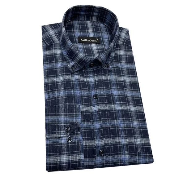 Atilla Özer Uzun Kol Klasik Erkek Gömlek 7331 - 2