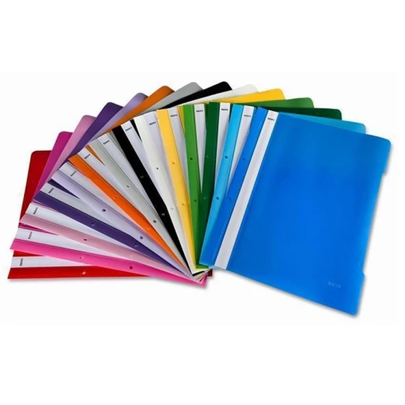 Noki Plastik Pembe Telli Dosya Eco A4 50'li Paket| 4828-070 - 3