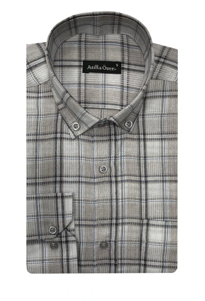 Atilla Özer Uzun Kol Klasik Erkek Gömlek 7331 - 3