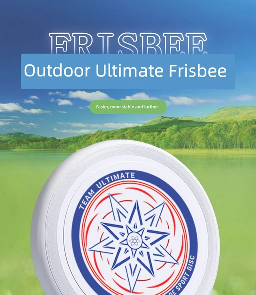 Çocuklar için Dış Mekan Sporları Profesyonel 175g Kırmızı Frisbee - 7