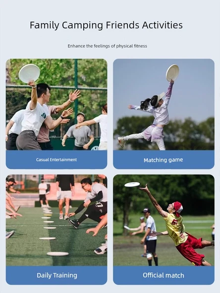 Çocuklar için Dış Mekan Sporları Profesyonel 175g Siklon Frisbee - 6