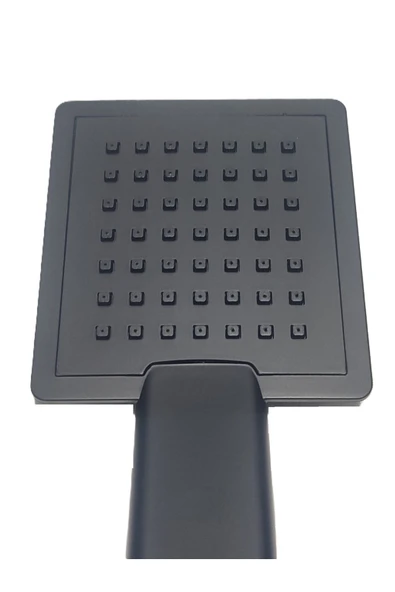 Bainer Armoni Kare Siyah Mafsallı Duş Seti - Hanging Shower Set - 2