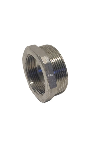 KALDE  1 1/2" x 2" Sarı/Krom Redüksiyon - Brass Reduction - 2