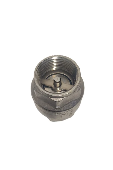 KALDE  (2'li Paket) 3/4" Dn20 Sarı/Krom Dik Çekvalf - Vertical Check Valve - 2