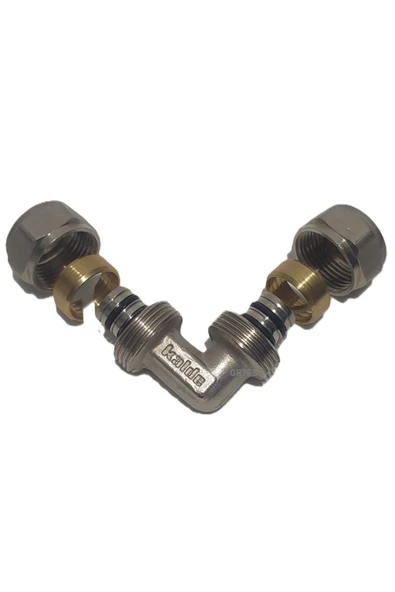 KALDE  (10'lu Paket) Ø16x16" Sabit Uçlu Pex Dirsek (Mobil Boru Bağlantı Dirseği) - 3