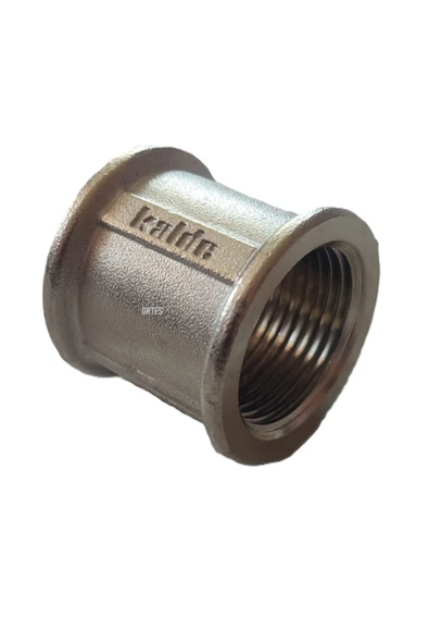 KALDE  (10'lu Paket) 3/4"Dn20 Sarı/Krom Manşon İç Dişli (Dişi) - Chrome Threaded Sleeve - 2