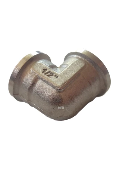 KALDE  1/2" Dn15 Sarı/Krom Dirsek İç Dişli (Dişi) - Brass İnternal Thread Elbow - 4