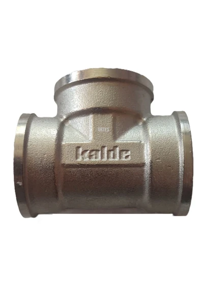 KALDE  1" Dn25 İç Dişli Sarı/Krom TE (Dişi) - Chrome Tee - 4