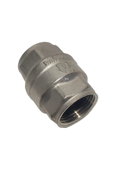 KALDE  (2'li Paket) 3/4" Dn20 Sarı/Krom Dik Çekvalf - Vertical Check Valve - 3