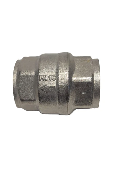 KALDE  3/4" Dn20 Sarı/Krom Dik Çekvalf - Vertical Check Valve - 3