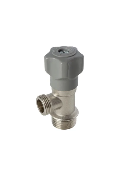 KALDE Taharet Musluğu / Ara Musluk Gri Volanlı 3/8 - 2