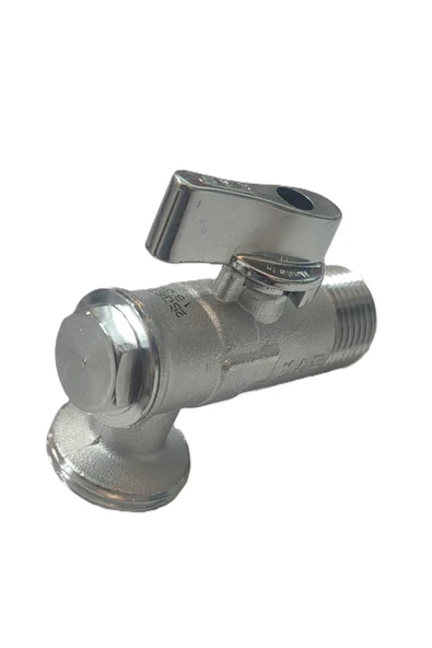 KAS  Filtreli Mini Çamaşır ve Bulaşık Makine Musluğu 1/2" x 3/4"- Washing Machine Armature - 3