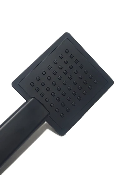 Bainer Armoni Kare Siyah Mafsallı Duş Seti - Hanging Shower Set - 4