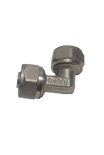 KALDE  (10'lu Paket) Ø16x16" Sabit Uçlu Pex Dirsek (Mobil Boru Bağlantı Dirseği) - 2