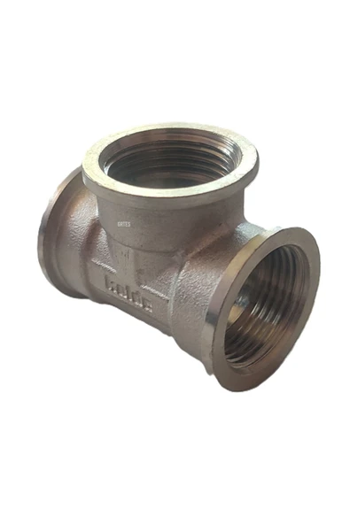 KALDE  (10'lu PAket) 3/4" Dn20 İç Dişli Sarı/Krom TE (Dişi) - Chrome Tee - 4