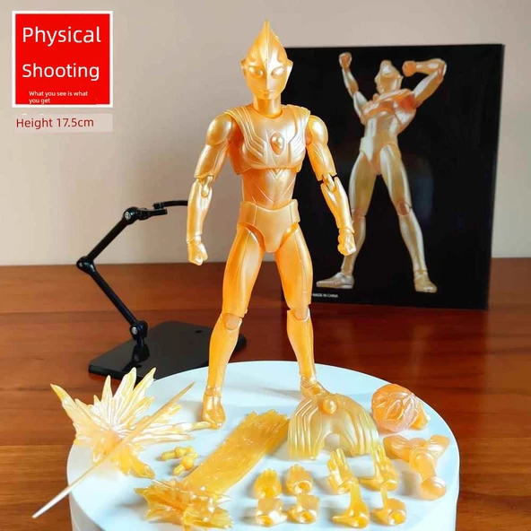 Ultraman Aksiyon Figürü - ACT Sparkle Degas - Braketli