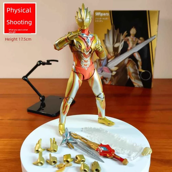 Ultraman Aksiyon Figürü - ACT Sparkle Degas - Braketli - 2