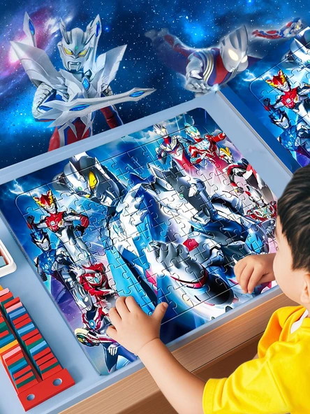 Ultraman Çocuklar Yapboz Oyuncak - Ott Kombinasyon 4 Sayfa [20 Sayfa/Sayfa] - 2