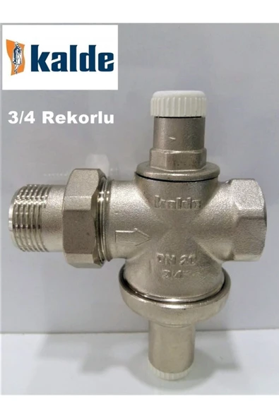 KALDE  Su Basınç Düşürücü Regülatörü 3/4 Rekorlu
