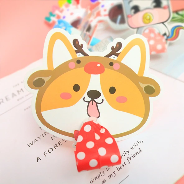 Çocuk Partisi Hayvan Düdüğü - Corgi Düdüğü 10