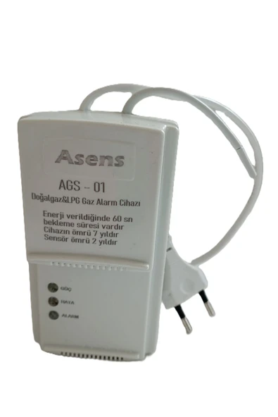 asen çelik  Doğalgaz Ve Lpg Alarm Cihazı Alarm Cihazı Ags-01 - 5