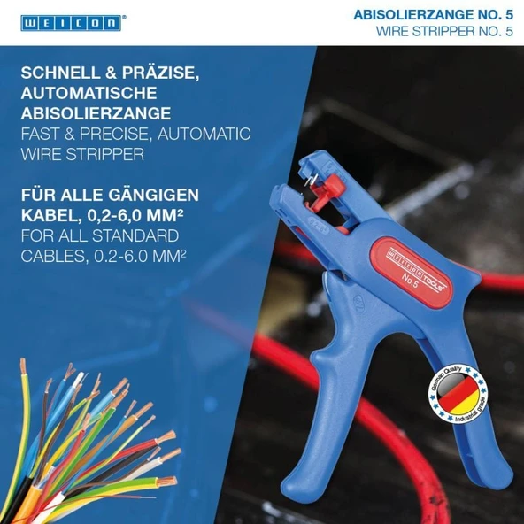 Weicon No:5 - Kablo Sıyırma Pensesi-Classic - 2