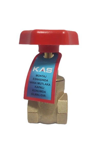KAS  3/4" DN20 Şiber Vana 2'li Paket (Su Sayacı / Saati Vanası) - Cyber Valve - 2