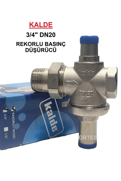 KALDE  3/4" DN20 Rekorlu Su Basınç Düşürücü - Pressure Reducing Valves