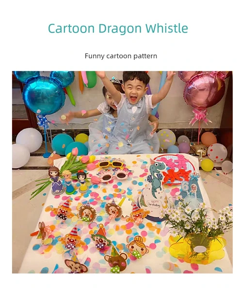 Çocuk Partisi Hayvan Düdüğü - Büyük Düdük 20 - Resim 7