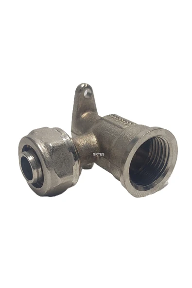 KALDE  (10lu Paket)Ø16x1/2" Pex Bağlantılı İç Dişli Ayaklı Dişi Dirsek (Mobil Sistem Boru Bağlantı Parçası) - 5