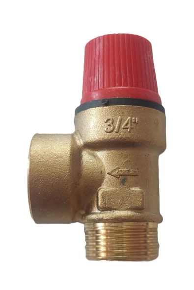 Case 3/4" Dış Dişli (Erkek) Emniyet Ventili (10 Bar) - Safety Valve