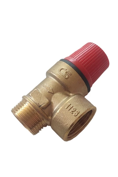 Case  3/4" Dış Dişli (Erkek) Emniyet Ventili (10 Bar) -  Safety Valve - 2