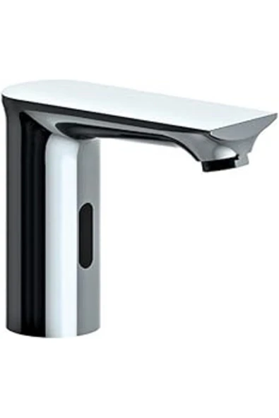 GPD Flb13 Fotoselli Çift Su Girişli Lavabo Bataryası Pilli Ve Elektirikli