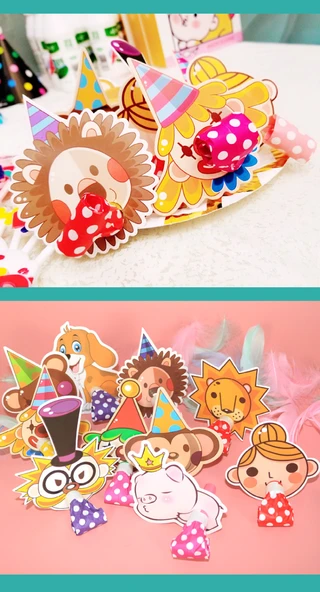 Çocuk Partisi Hayvan Düdüğü - Büyük Düdük 20 - Resim 11