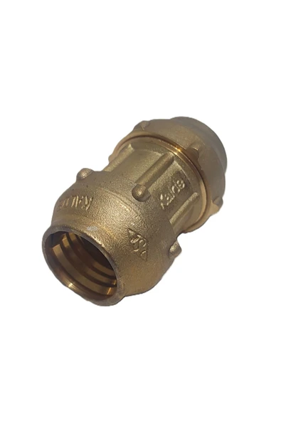 KALDE  Ø20x20mm Eş Uçlu Securing (Sarı Kurt Ağzı) Boru Ekleme Manşonu - 2