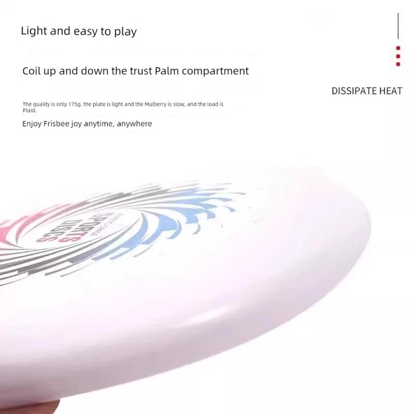 Silikon Yumuşak Frisbee - Mavi - 4