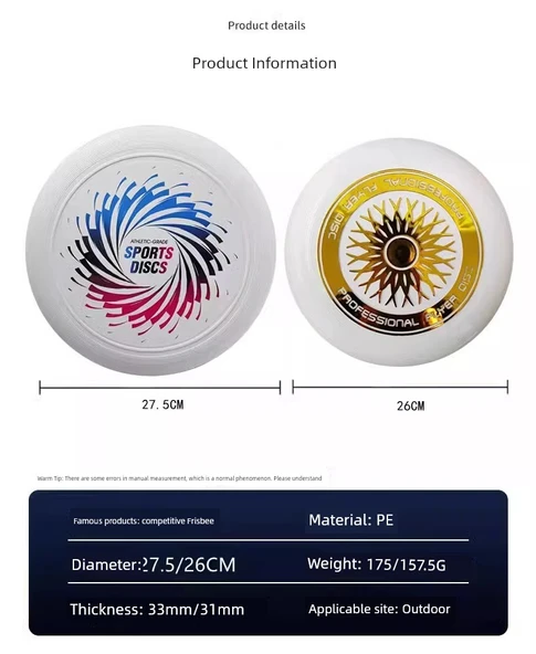 175g Profesyonel Rekabetçi Frisbee - Renkli - 9
