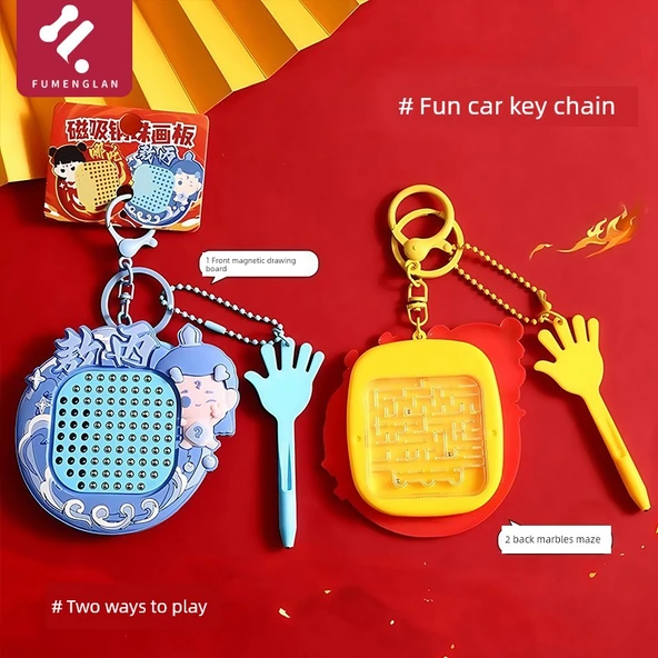 Manyetik Çelik Top Çizim Tahtası Labirenti - KT Kedi - 3