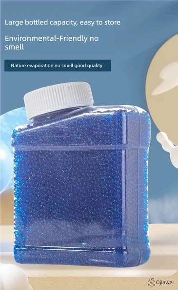 Su Emici Mermer Kristal Yumuşak Mermi Su Boncuğu - Mavi - 120000 Adet (2 Şişe) - Resim 10