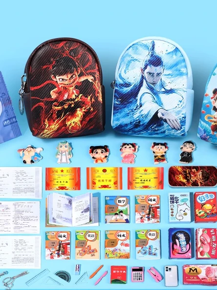Mini Okul Çantası Kız Oyuncak Seti - Birinci Sınıf Temel Set - 2