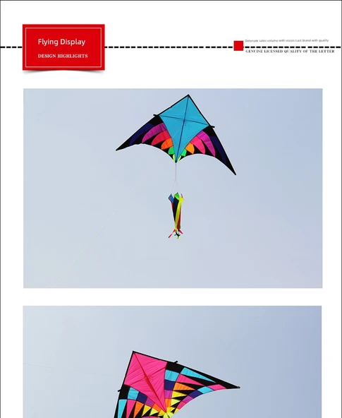 Kite Kuyruk Aksesuarı - Küçük Dönme Davulu Siyah Beyaz Sarı - 6
