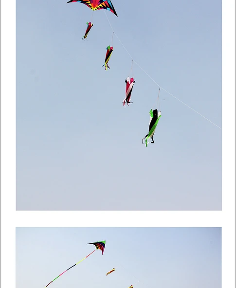 Kite Kuyruk Aksesuarı - Siyah Kayıpsız Braket İki - 8