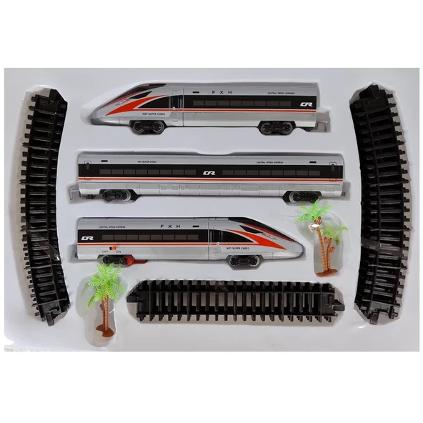 Ceren Ctoys Hızlı Tren 1:43 Sesli Işıklı 21 Parça 1801A-14 - 2