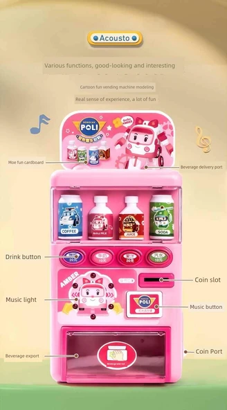 DIY Otomat Oyuncak Seti - Mini Sütlü Çay Fincanı - 18 Parça - 9