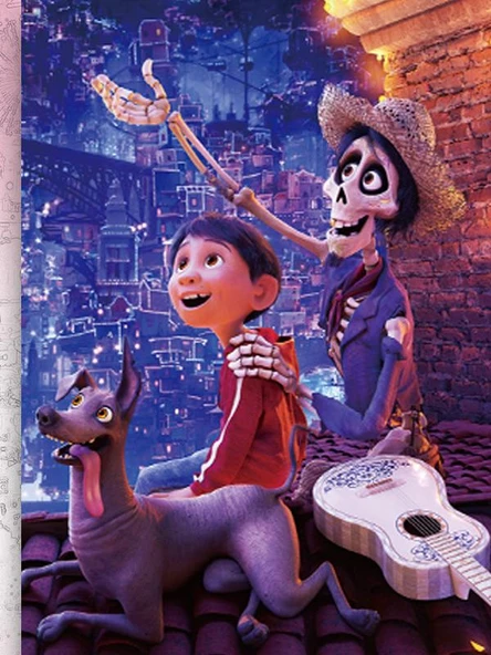 Disney 500 Parça Yapboz - Kung Fu Panda - Çizim ve Yapıştırıcı ile - 3