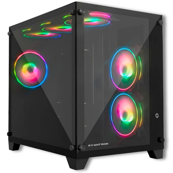 Frısby Kasa Fc-9505G Phoenıx Gamıng 6X Rgb Fan Power Yok