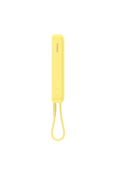 Baseus MgSafe Mini 30 W Sarı 10000 mAh Hızlı Şarj Kablosuz Powerbank Teşhir - 4