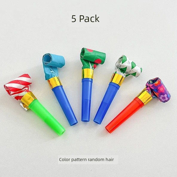 Doğum Günü Partisi Patlatma İstihkamı - Renkli Ejderha (rastgele renk) 5 Paket