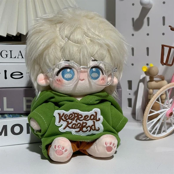 20cm Bebek Kıyafetleri - İngilizce Harfli Sweatshirt (Sadece kıyafet) - 11