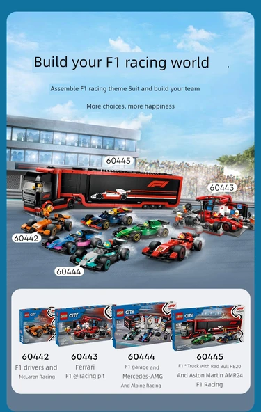LEGO City Serisi Alicia 65142 Yapı Blok Oyuncağı - McLaren Yarış Arabası - 86 Parça - 11